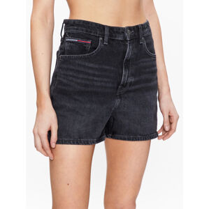 Tommy Jeans dámské černé džínové šortky - 31/NI (1BZ)